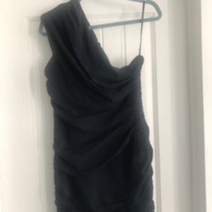 Fitted One Shoulder Dress